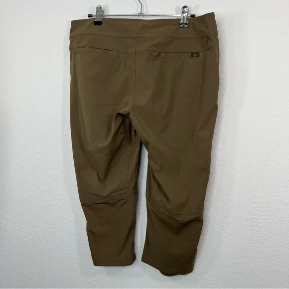 prAna Jasmine Knicker Women's Green Capri Pant size 8 Performance Pant‎ - Picture 4 of 9